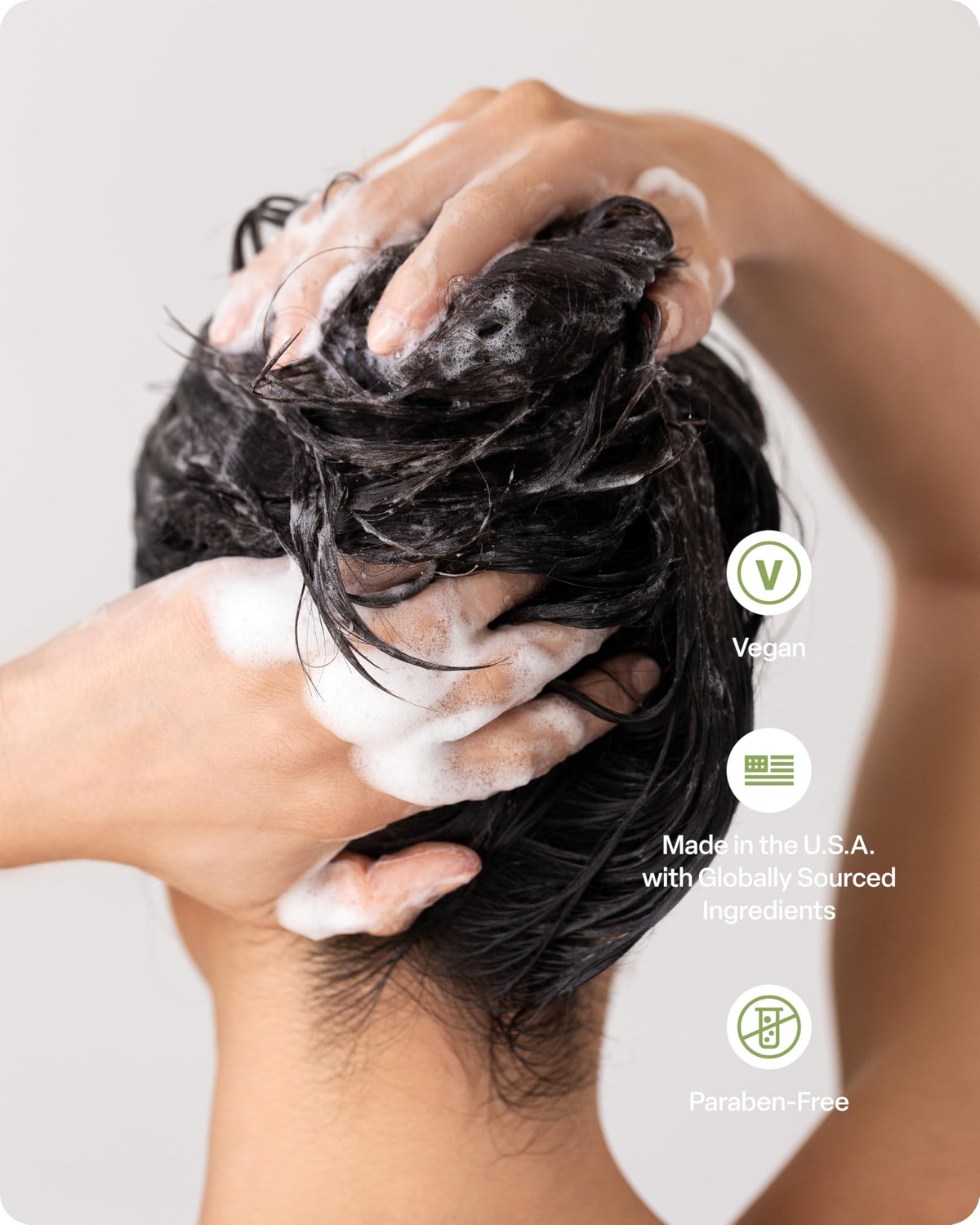 divi Volumizing Shampoo & Conditioner Set on a bathroom shelf
