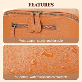 Divvia Travel Makeup Bag with dividers for cosmetics