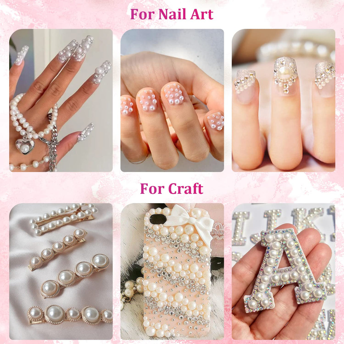 DIY craft project with flat back pearls on shoes