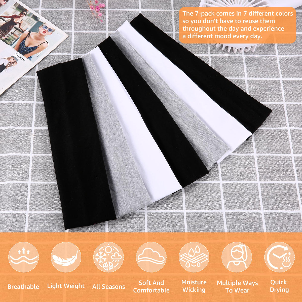 DiyJibb headband worn during a yoga session