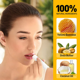 Dmsky Coconut flavour lip balm tube displayed