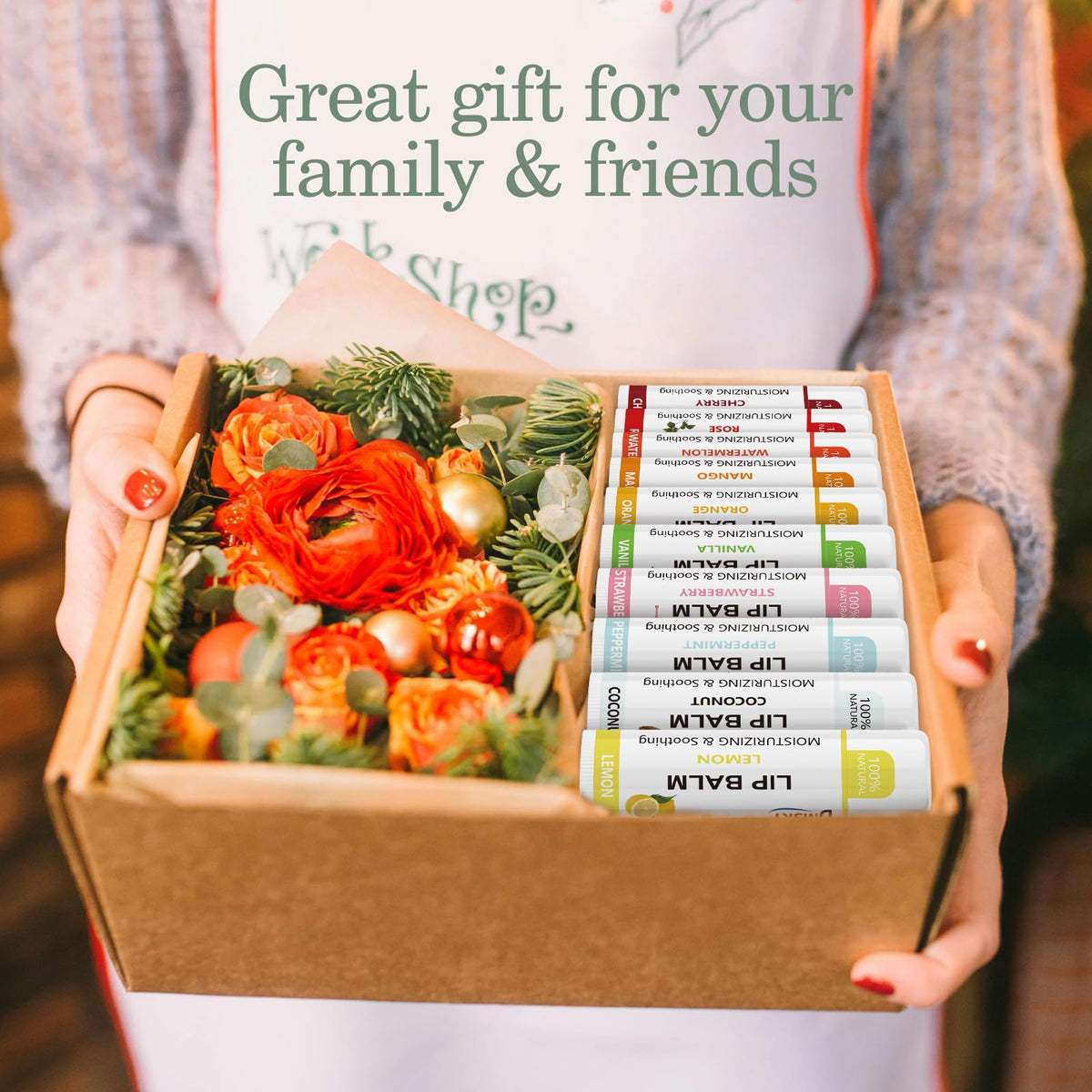 Dmsky Lip Balm assortment including watermelon and mango