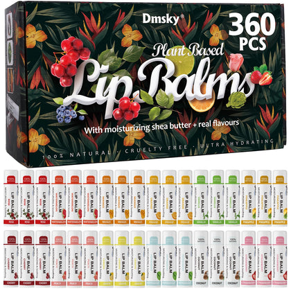 Dmsky Lip Balm Bulk 360 Count assorted flavours front view