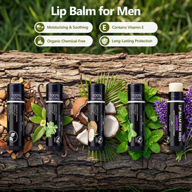 Dmsky Lip Balm lavender flavour tube close-up