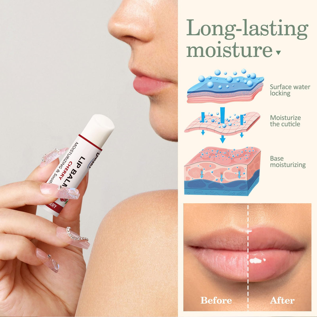 Dmsky lip balm packaging showcasing 88 pack variety