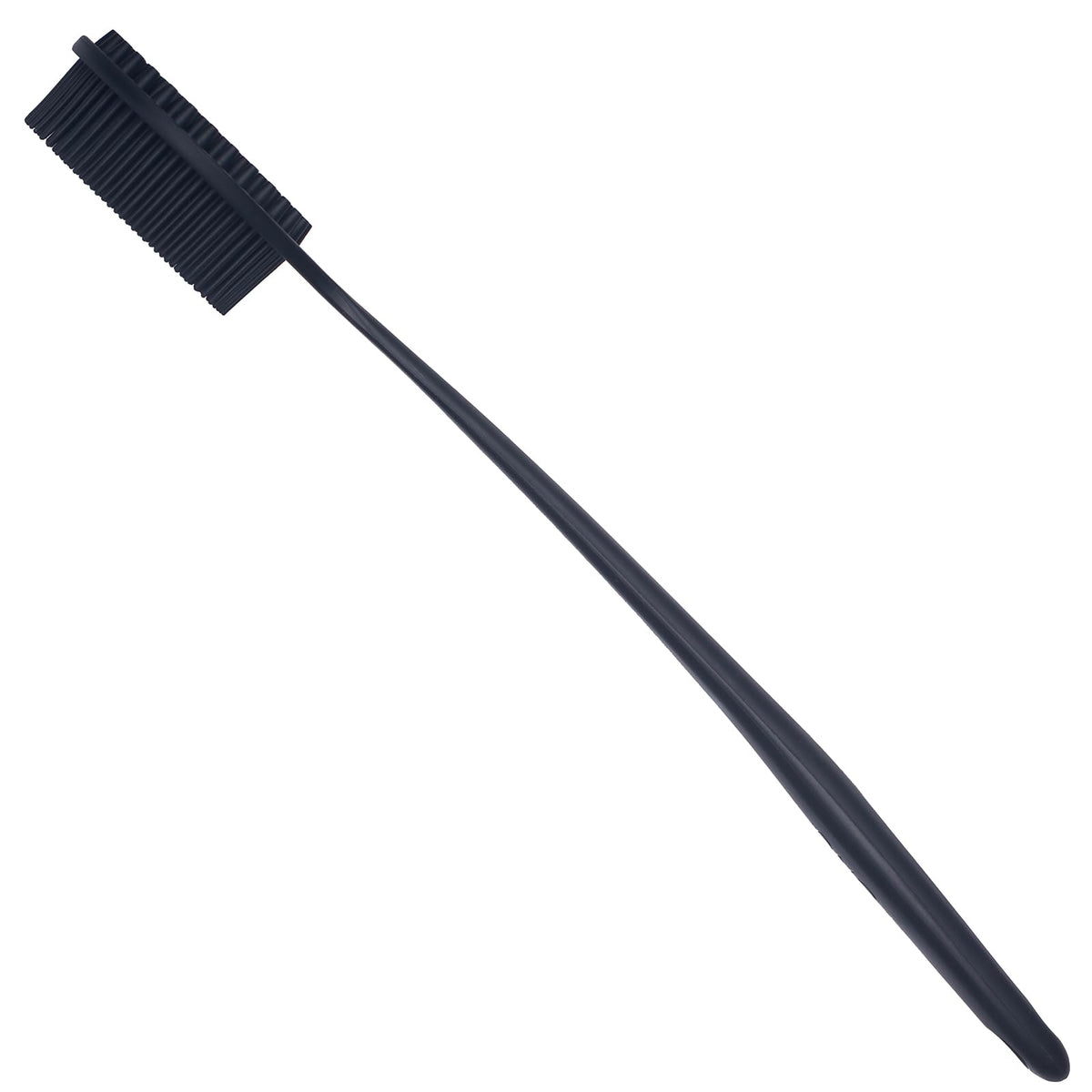 DNC Back Scrubber black silicone body brush close-up of bristles