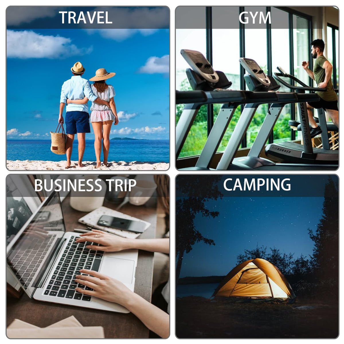 DNSEN Travel Bottles 5 Pack with waterproof labels