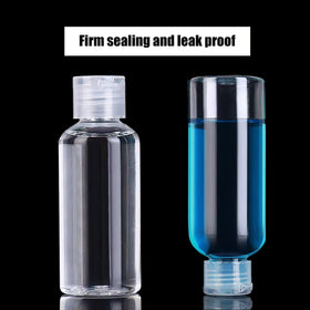 DNSEN travel bottles with flip caps open
