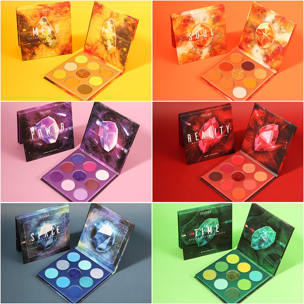 docolor 54 Colours Gemstone Eyeshadow Palette swatches