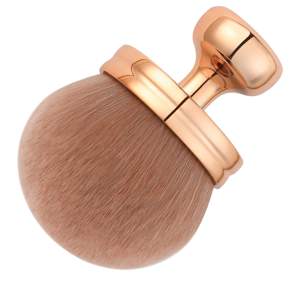 docolor Extra Large Kabuki Body Brush front view with rose gold handle