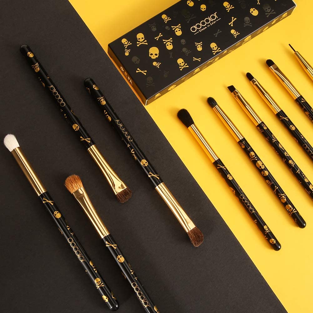 docolor eye makeup brushes set packaging