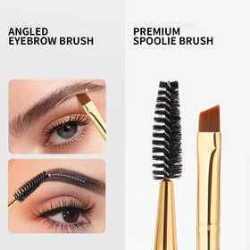Docolor Eyebrow Brush Duo showing angled brow brush head