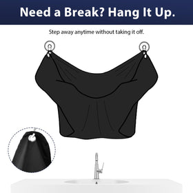 DOEPSILON Beard Bib Apron with adjustable neck strap