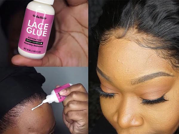 Dolahair Extreme Hold Lace Glue with accessories