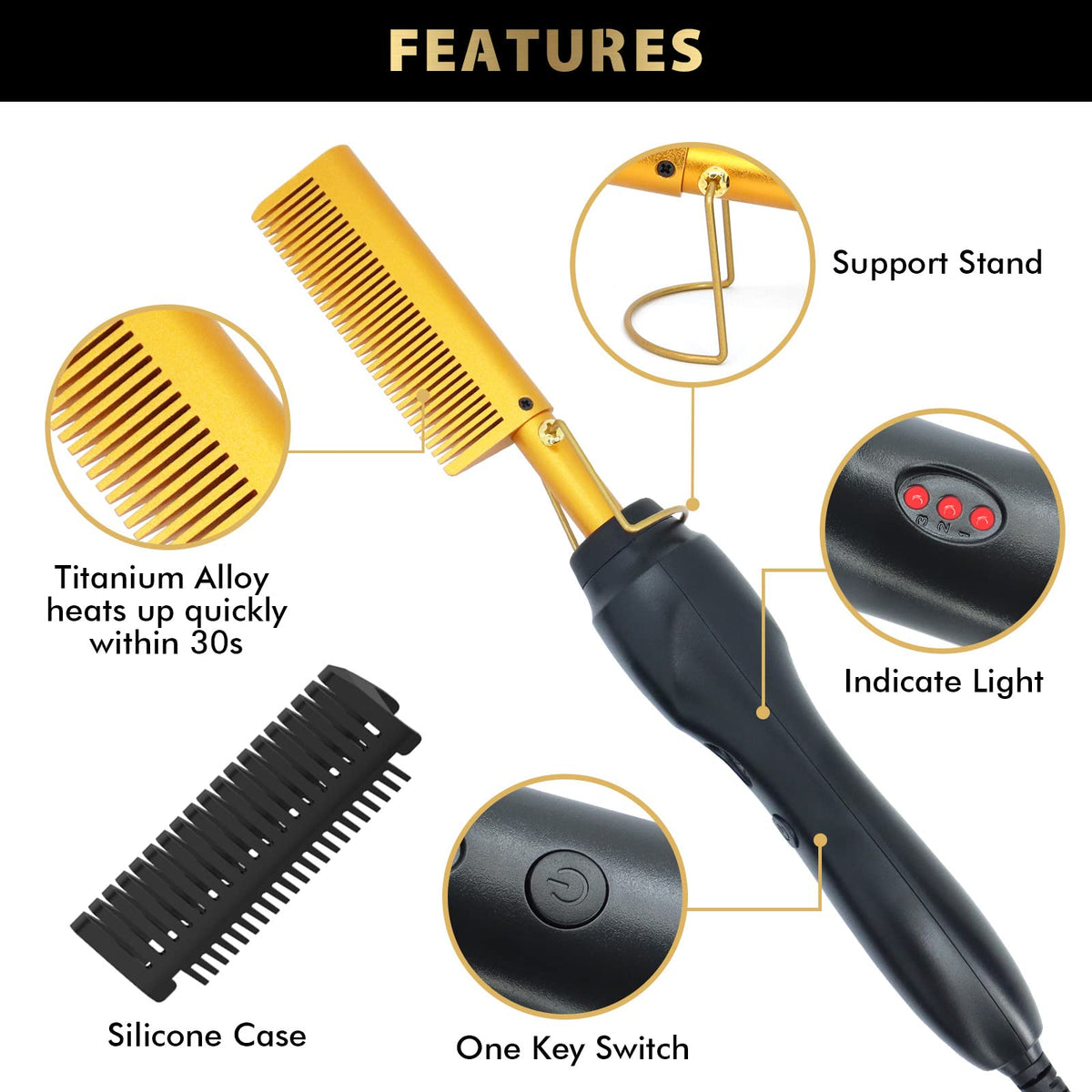 Dolahair hair wax stick for smoothing hair