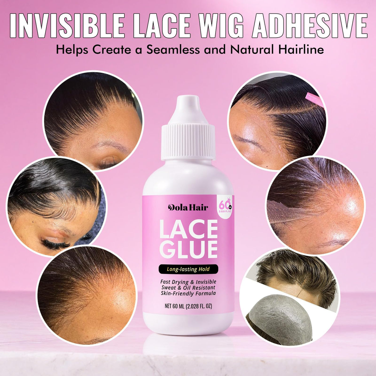 Dolahair Lace Glue easy removal process