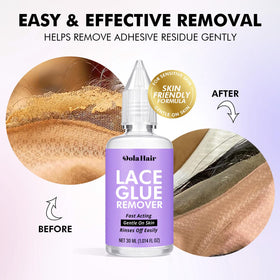 Dolahair Lace Glue Remover application process