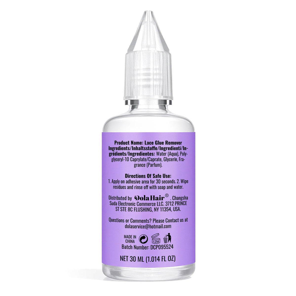 Dolahair Lace Glue Remover with clarifying shampoo