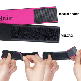 Dolahair lace glue showing invisible bonding effect