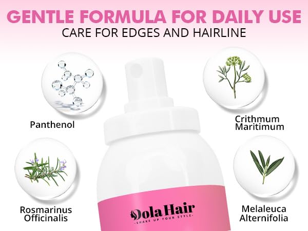 Dolahair Lace Melting Spray 160g application instructions