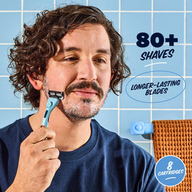 Dollar Shave Club 6 Blade Razor with precision trimmer