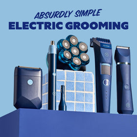 Dollar Shave Club Beard Trimmer side view highlighting its design