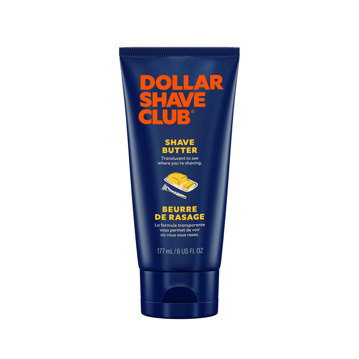 Dollar Shave Club Shave Butter 6 oz front view