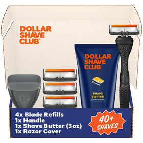Dollar Shave Club Shave Set including handle and razor refills