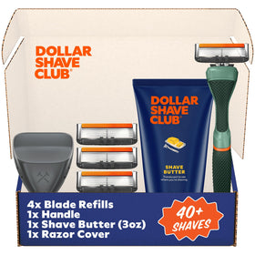 Dollar Shave Club Shave Set with handle and razor refills