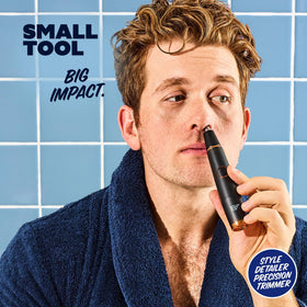 Dollar Shave Club Style Detailer Precision Trimmer with 4MM and 7MM guide combs