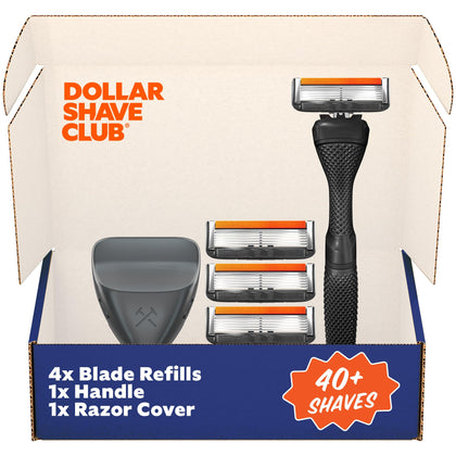 Dollar Shave Club Travel Shave Set including handle and razor cover