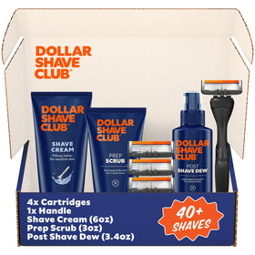 Dollar Shave Club Ultimate Shave Set including razor handle and refills