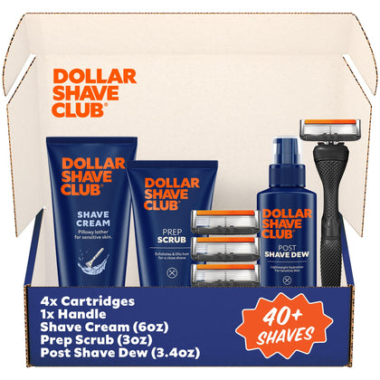 Dollar Shave Club Ultimate Shave Set including razor handle and refills