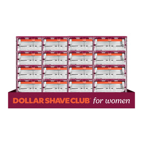 Dollar Shave Club Women's Razor Refills 16 pack front view