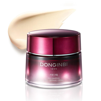 Donginbi Red Ginseng Daily Defense Cream front view with packaging