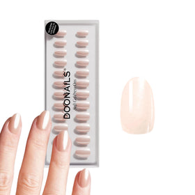 Doonails Soft Gel Press-On Nails 30-Piece Set in Prosecco Champagne Nude