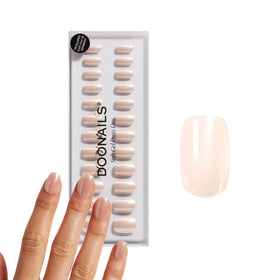 Doonails Soft Gel Press-On Nails 30-Piece Set in Prosecco Champagne Nude