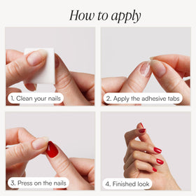 Doonails Soft Gel Press-On Nails applied on natural nails