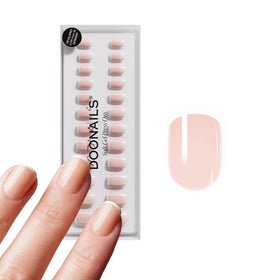 Doonails Soft Gel Press-On Nails Classic French Set front view