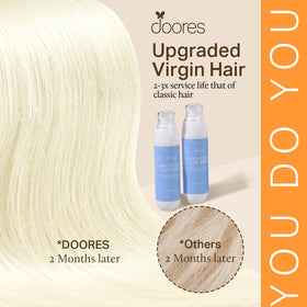 DOORES Clip in Hair Extensions close-up of U-shaped clips