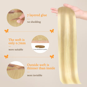 DOORES Clip in Hair Extensions displayed with colour options