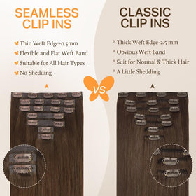 DOORES Clip in Hair Extensions installation process