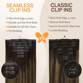 DOORES Clip in Hair Extensions installation process demonstration