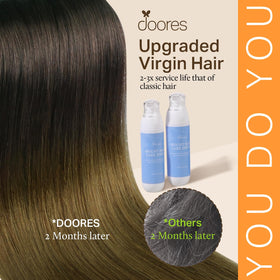 DOORES Clip in Hair Extensions packaging