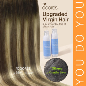 DOORES Clip in Hair Extensions packaging