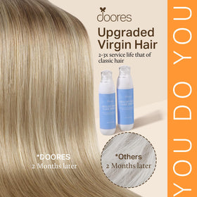 DOORES Clip in Hair Extensions packaging