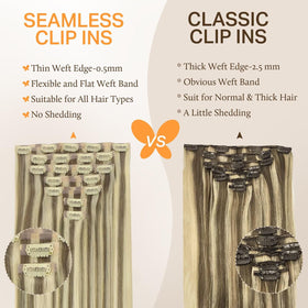 DOORES Clip in Hair Extensions packaging front view