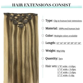 DOORES hair extensions displayed in packaging with care instructions