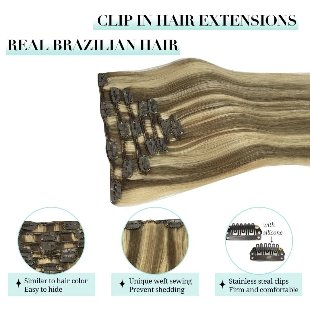 DOORES Human Hair Extensions showing soft texture