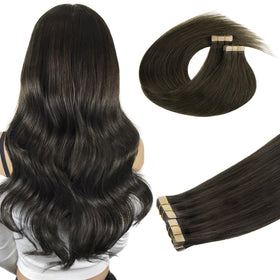 DOORES Tape in Hair Extensions 100g front view
